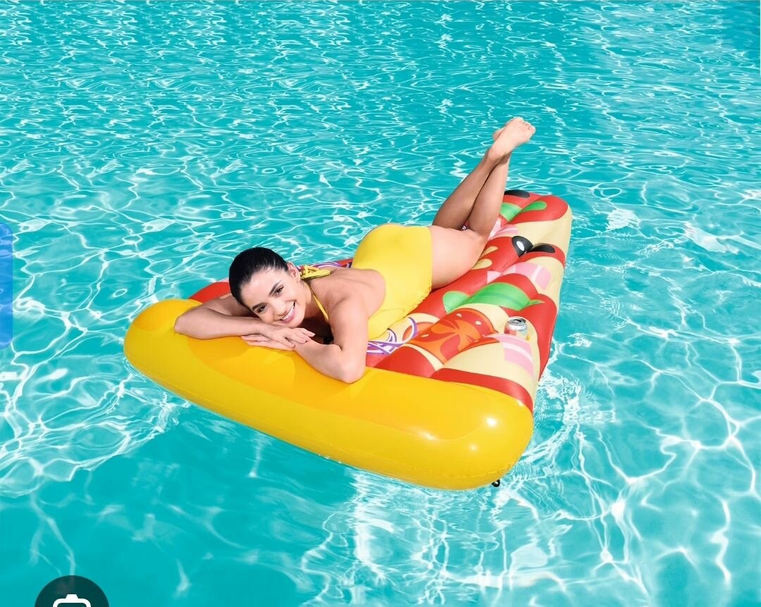 Matelas gonflable pizza Bestway