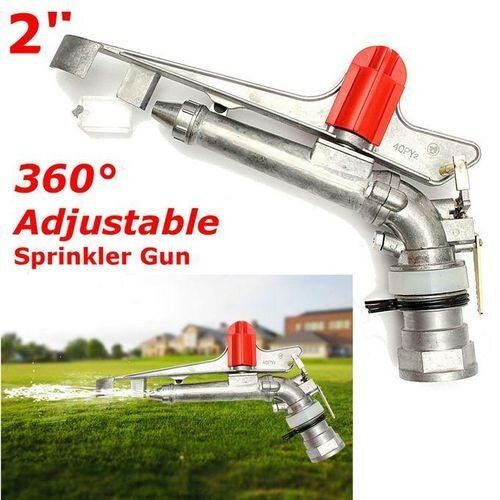 2" DN50 Zinc Alloy Nozzle Irrigation Sprinkler Gun Water Sys