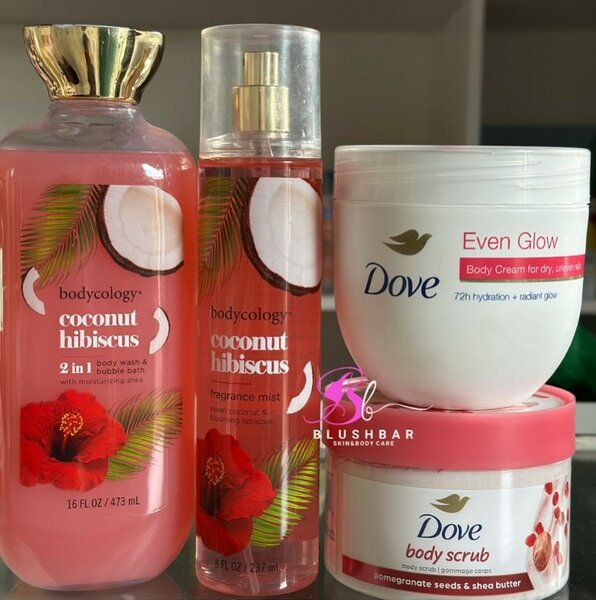 Coconut Hibiscus 🌺 Bodycology & Dove