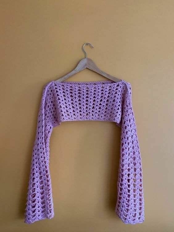 Crochet shrug