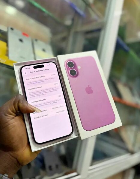 iPhone 16 Rose Frais 128GB