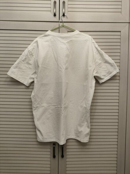 Белая оверсайз футболка