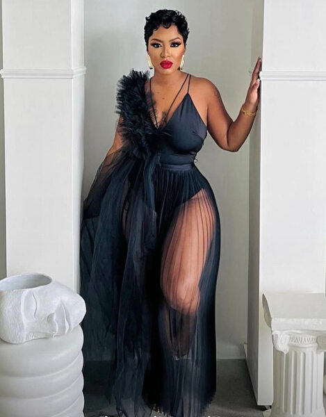 Robe élégante en tulle