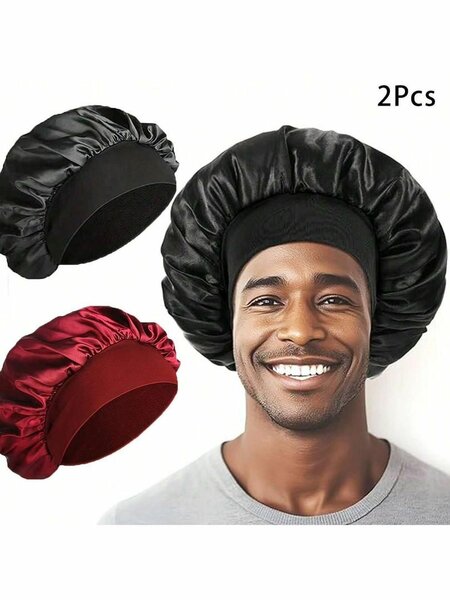 Bonnets en satin pour cheveux