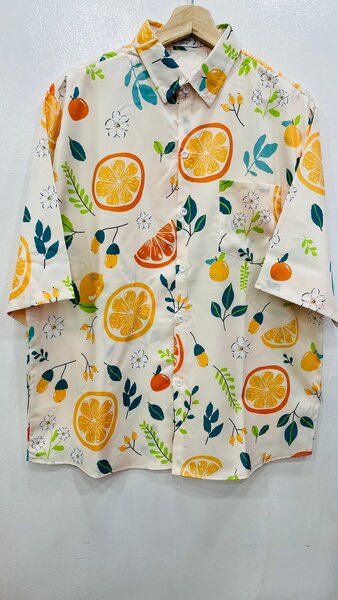 Chemise à motifs d'agrumes