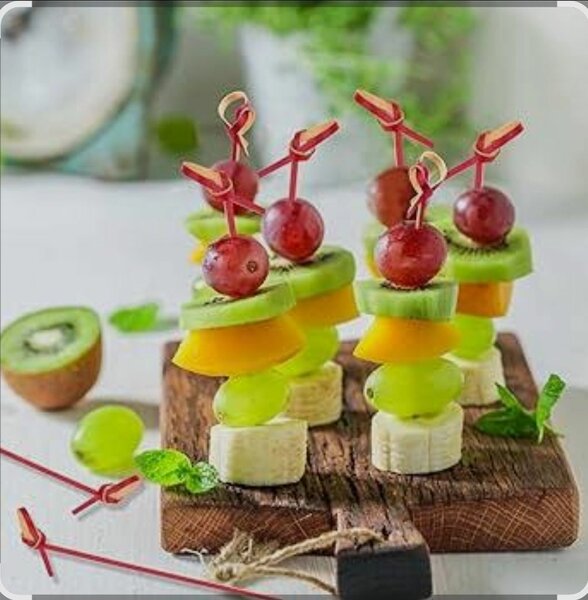 Brochettes apéritives en bambou