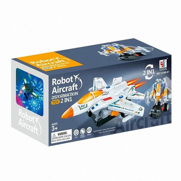Jouet Transformable 2-en-1 Robot Avion