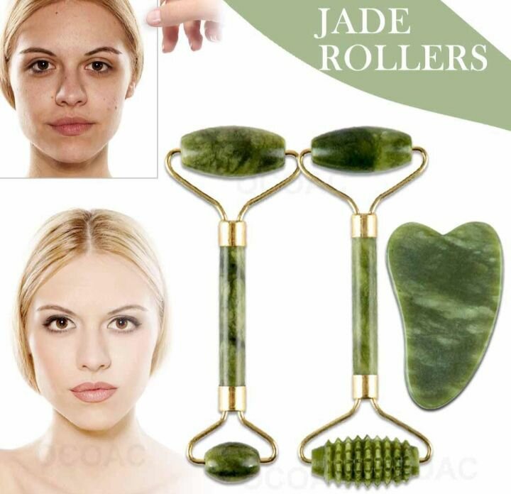 Rouleau de Jade Visage Relaxant