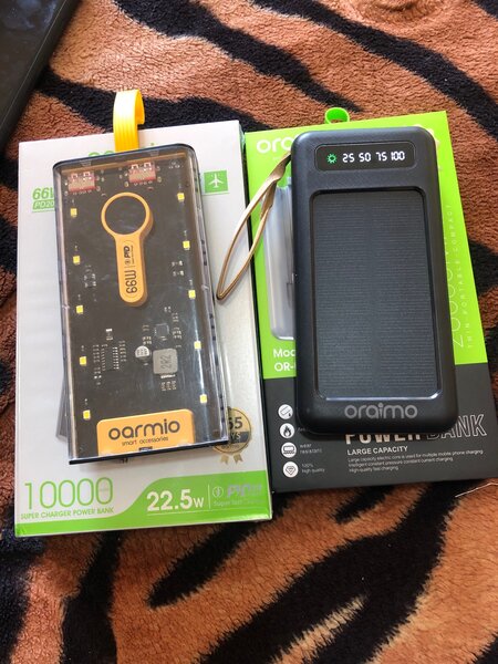 Power banks.  And iPhone and  android  chargers