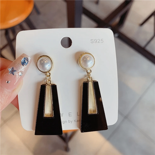 Boucles d'oreilles élégantes perles