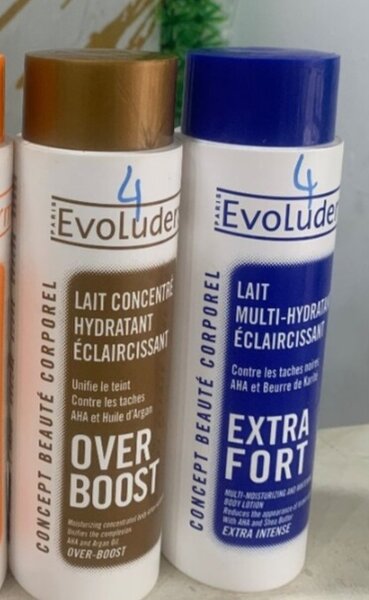 Lait evoluderm over/extra fort