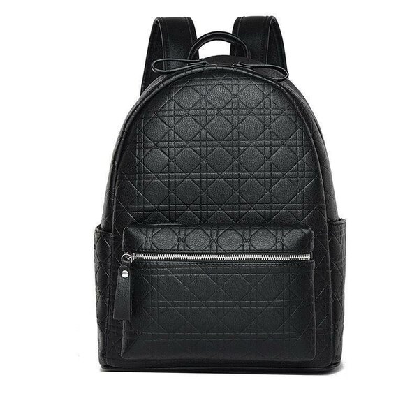 Sac à dos élégant en cuir noir