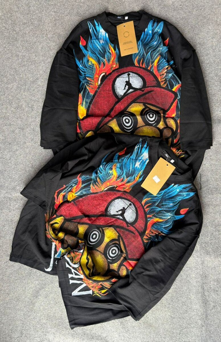 T-shirts graphiques colorés unisexes