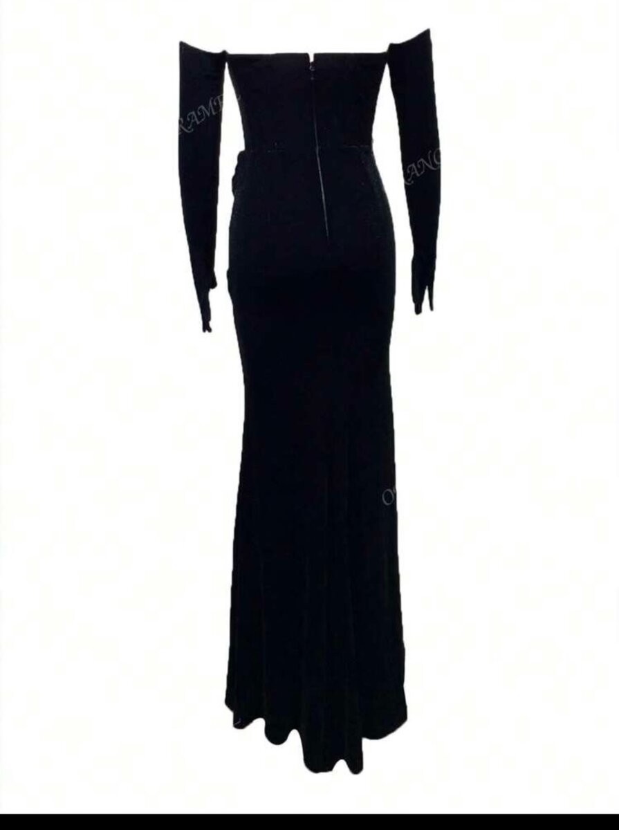 Robe de soirée glamour avec strass