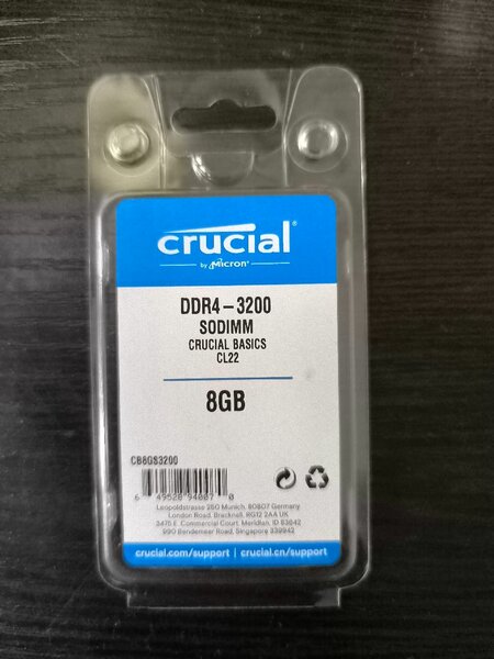 Crucial RAM DDR4-3200 8GB