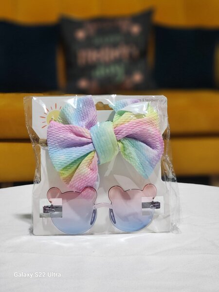 Ensemble barrette lunette pour fille