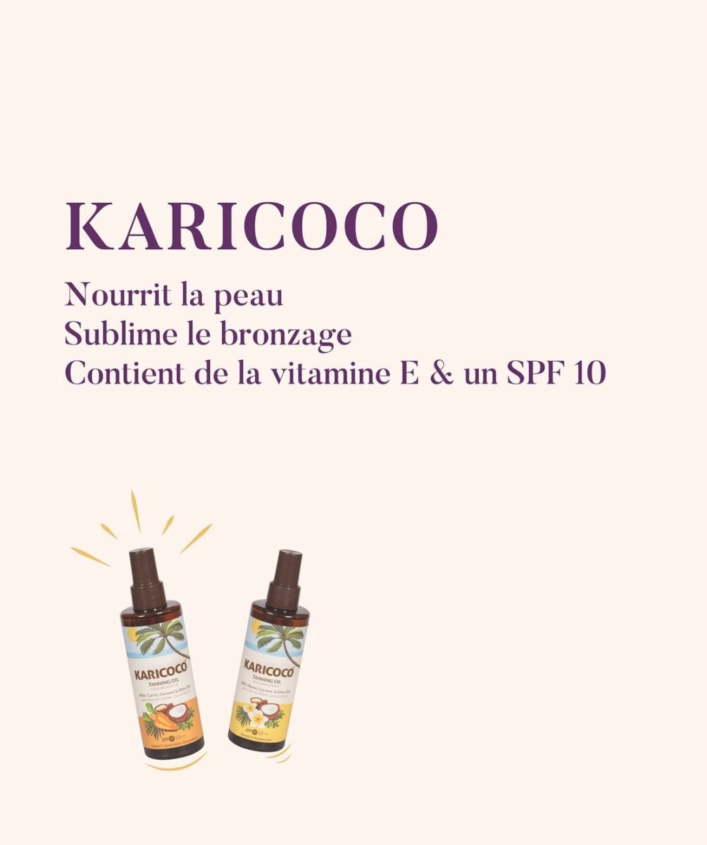 Huile Bronzante SPF 10 Karicoco