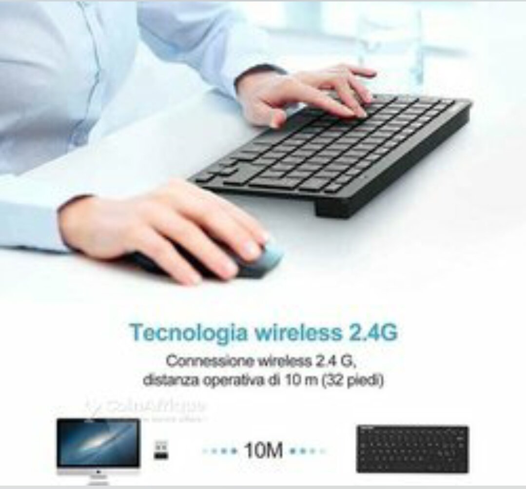 Clavier sans fil avec souris