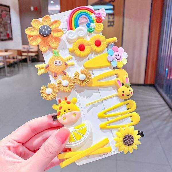 Set de Barrettes Enfant Colorées