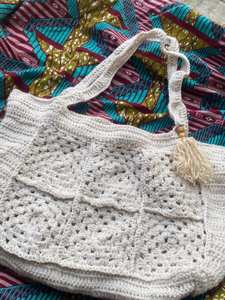 Sac fourre-tout crochet bohème