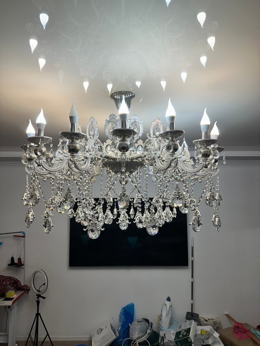 Люстра со Шведским стеклом