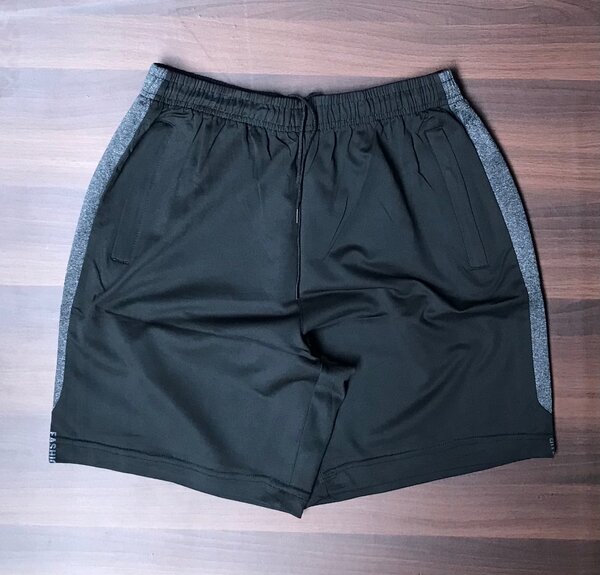 Black slicon shorts