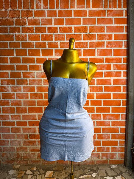 Robe Mini Épaule Fine Femme