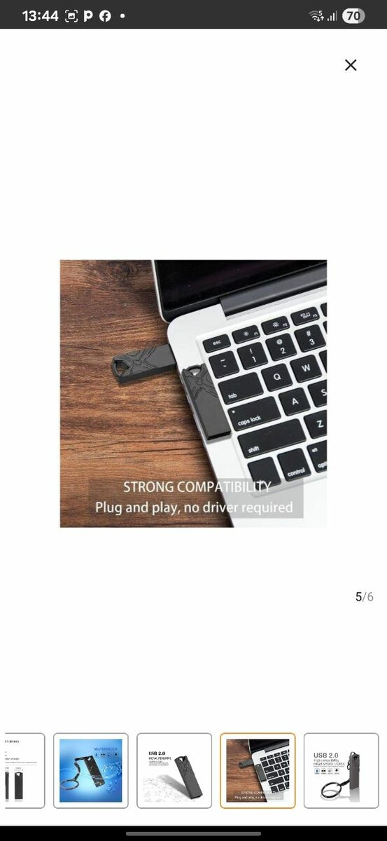 Clé USB 2.0 Haute Vitesse128gb