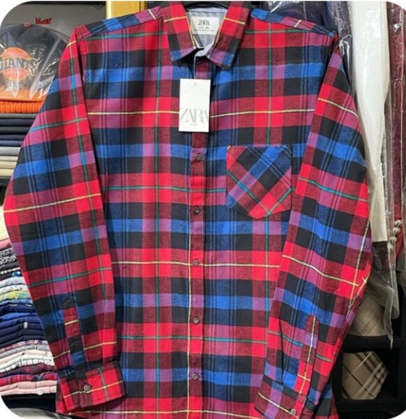 ZARA Mens Casual checked SHIRT