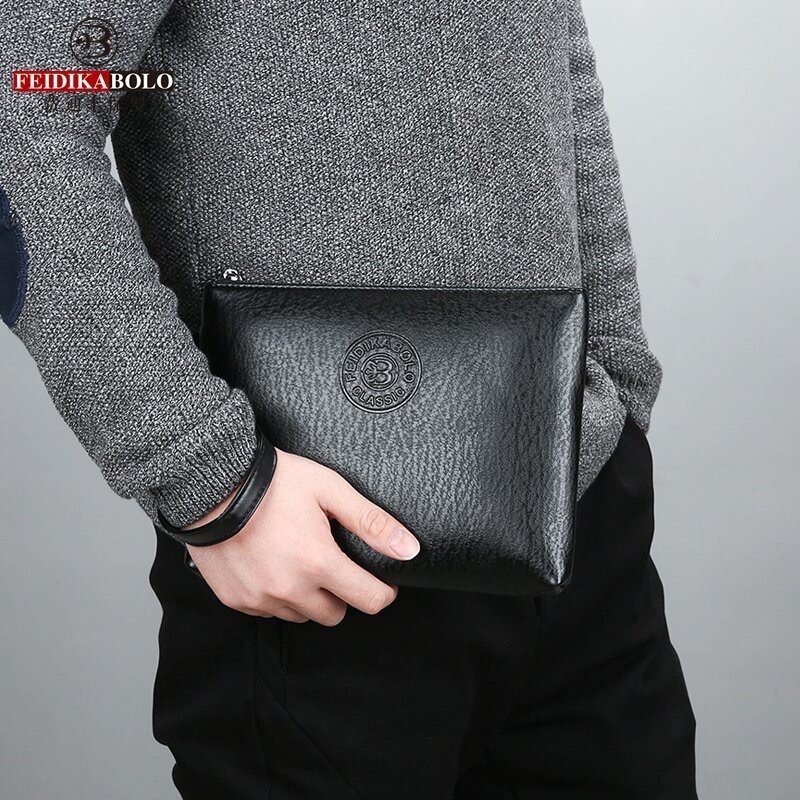 Classic men purse 100% leather material