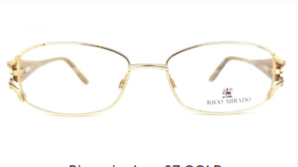 Eye glasses for women,Rico miradoqz 07 GOLD