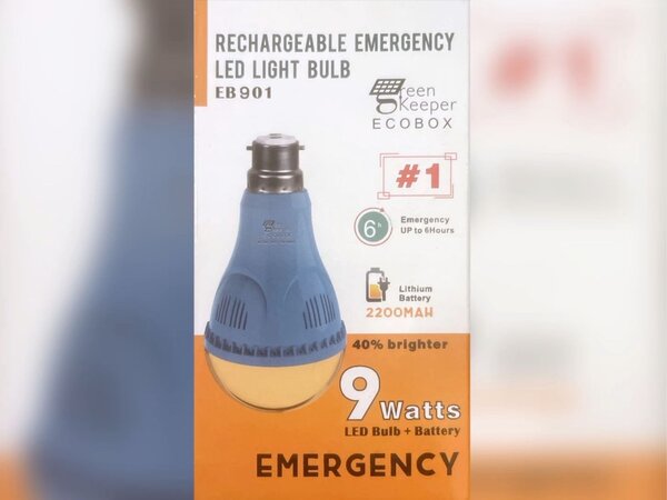 Ampoule Rechargeable LED 9W Baïonnette / Vis