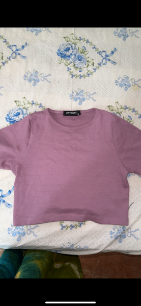 T-shirt lilas femme
