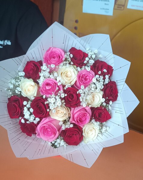 Bouquet de roses élégantes