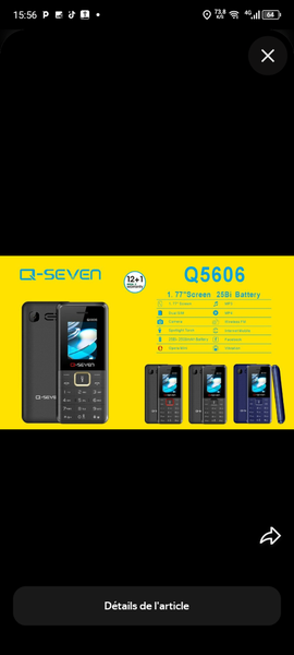 Q7 Mobile Téléphone Compact