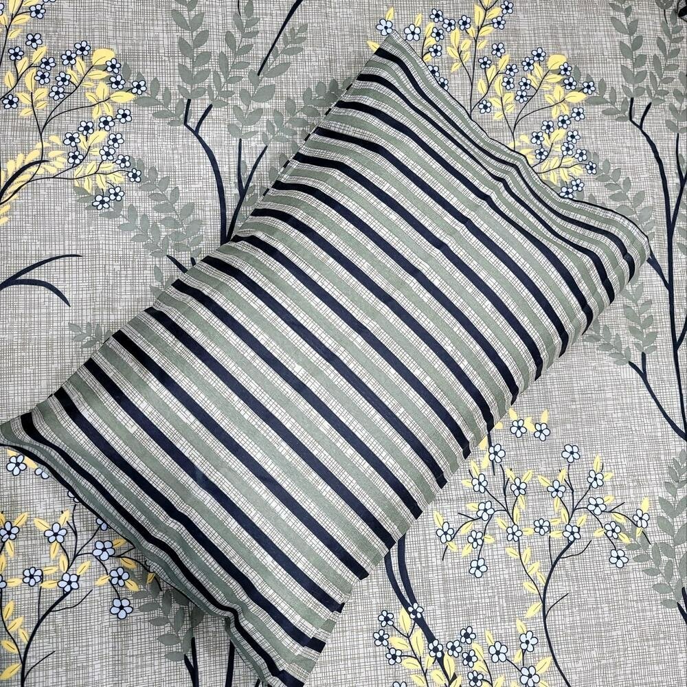 3 pcs cotton salonica printed Double bedsheet