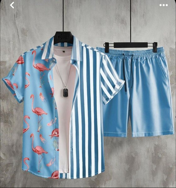 Ensemble chemise et short été