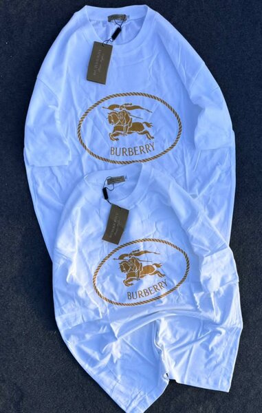 T-shirt Burberry Logo Blanc