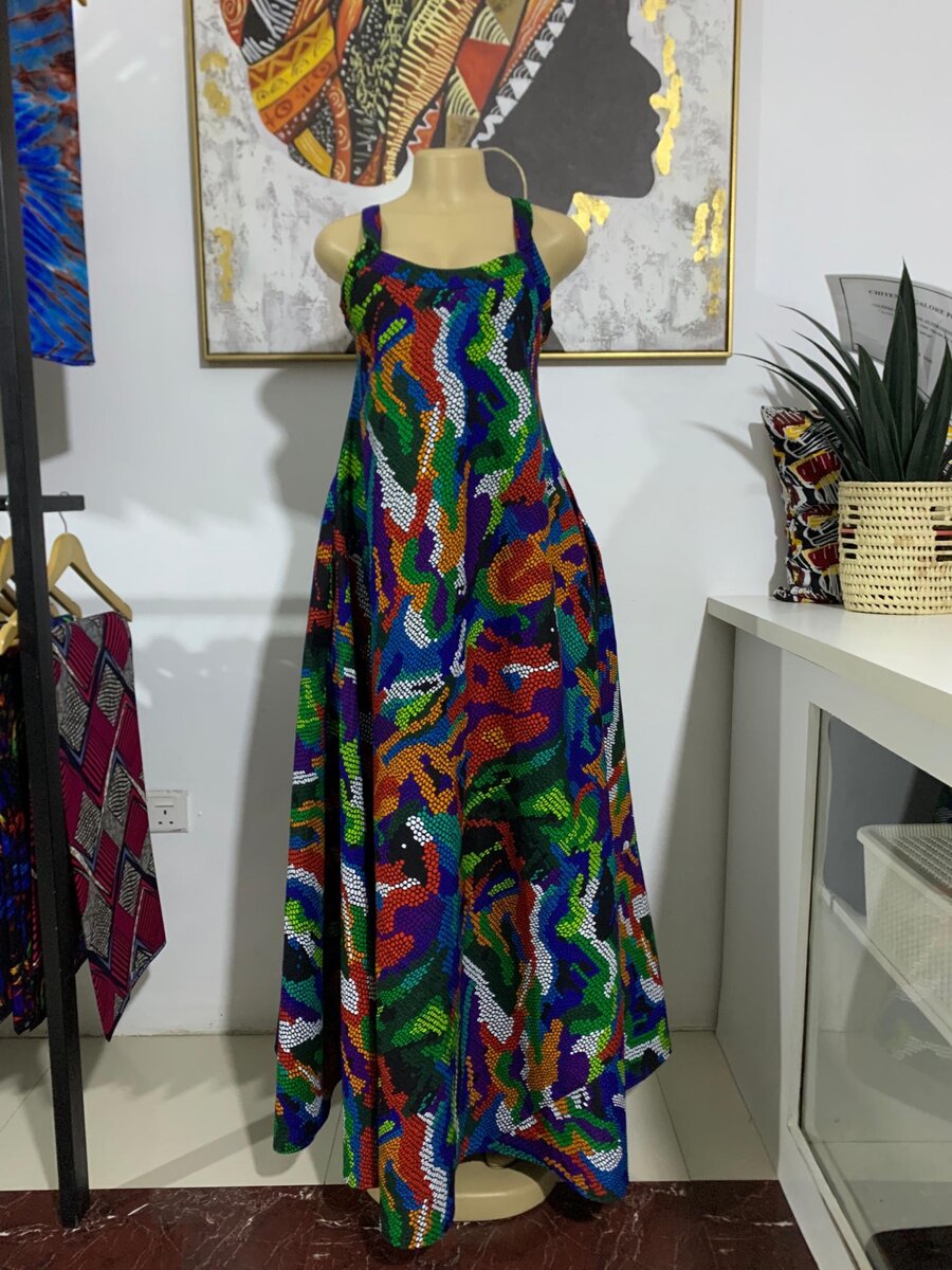 Chitenge maxi dress