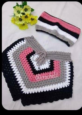 Ensemble laine été coloré