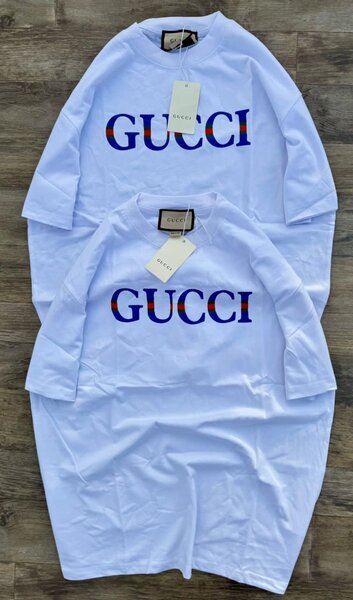 T-shirt oversize Gucci blanc