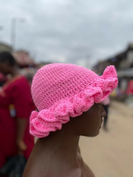 Chapeau Crochet Coloré Été