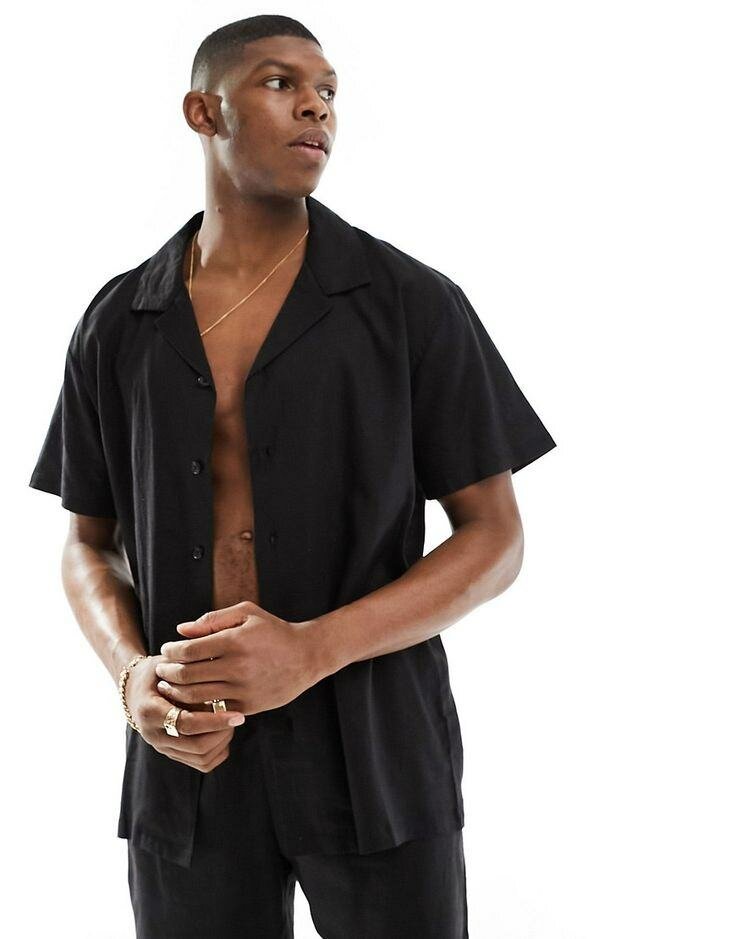 Chemise Noire Pour Hommes