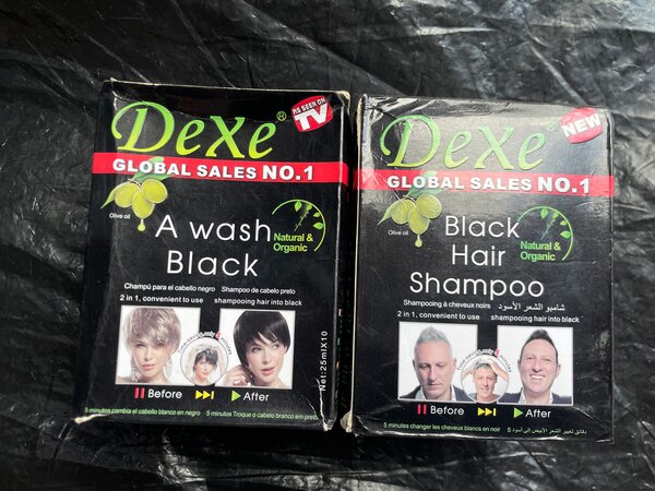 Shampooing noir Dexe 2-en-1