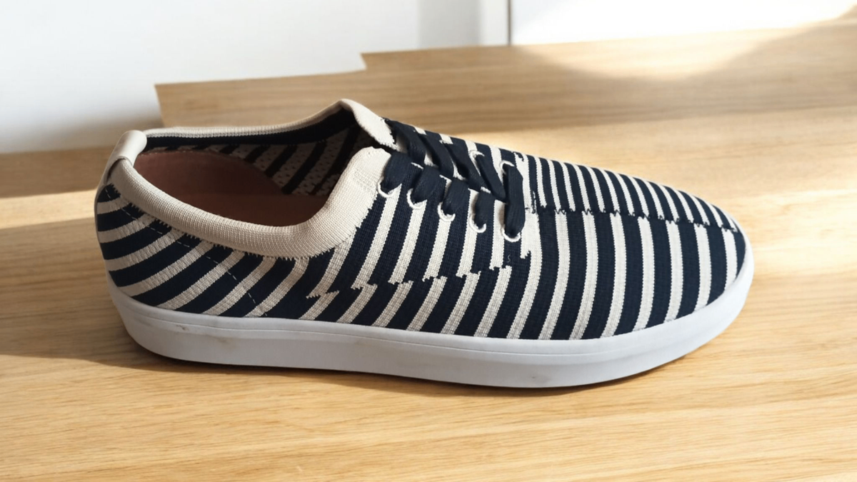 Striped Canvas Sneakers