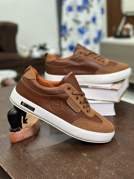 Sneakers en cuir élégants