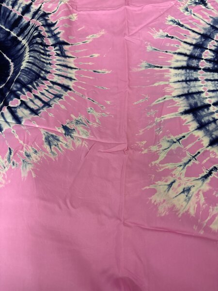 Tissu Tie-Dye Rose