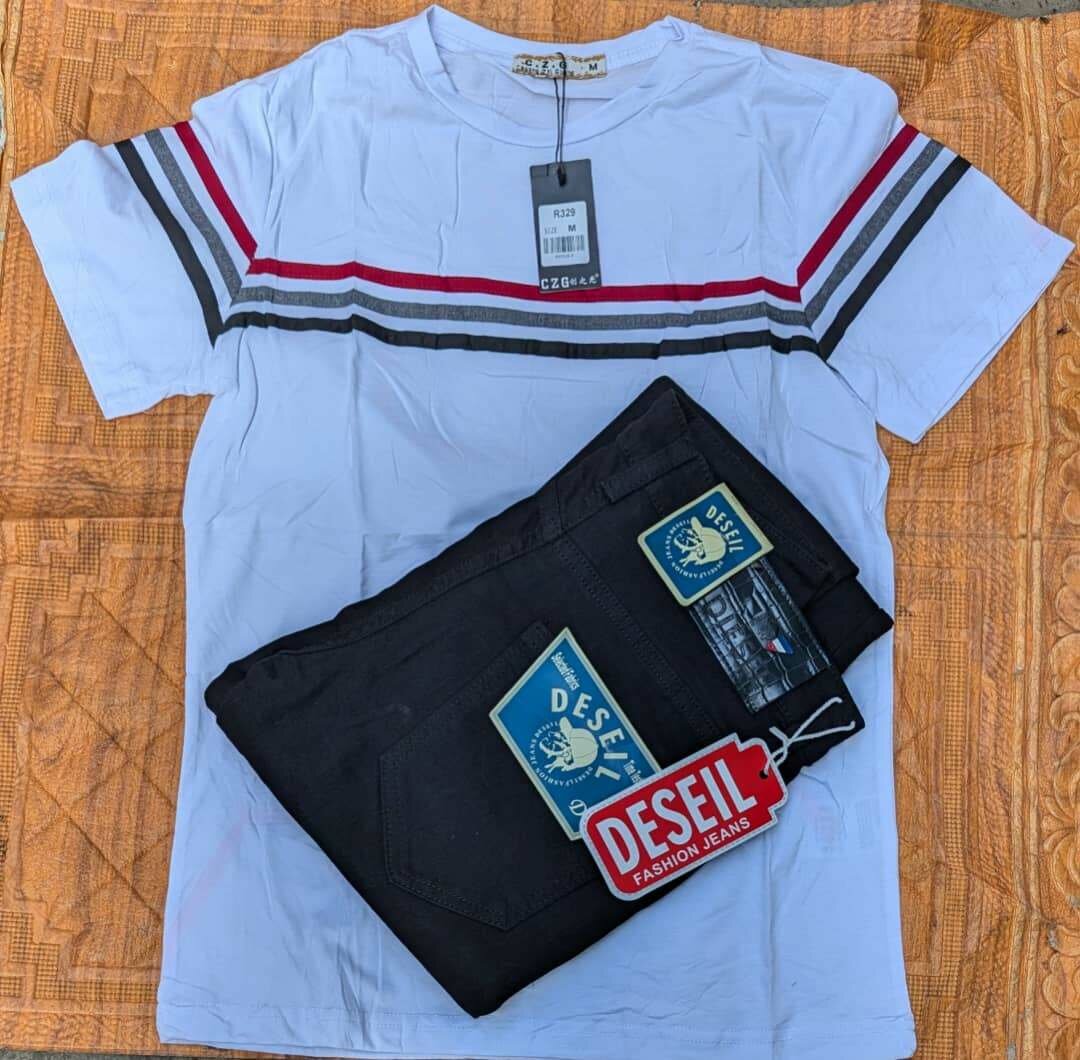 Jean and t shirt combo