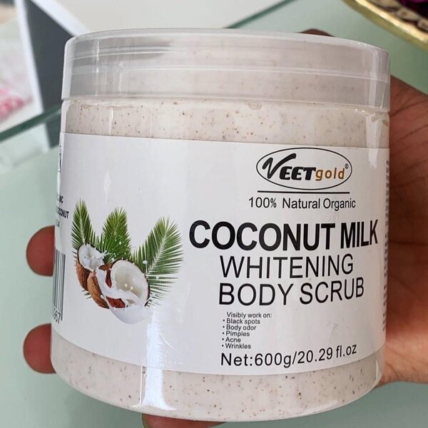 Veetgold coconut milk body scrub