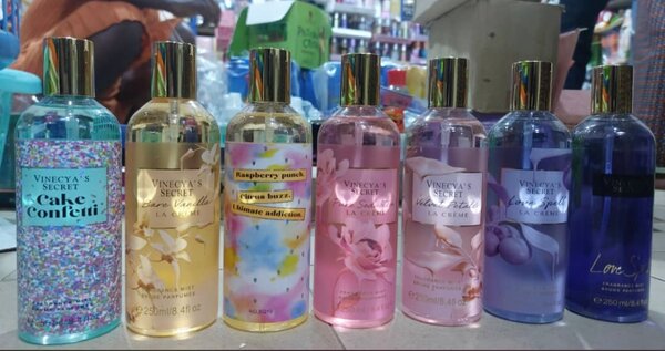 Brumes corporelles parfumées